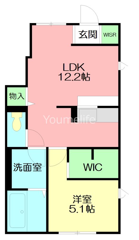 バレミックス辻堂 101号室 間取り