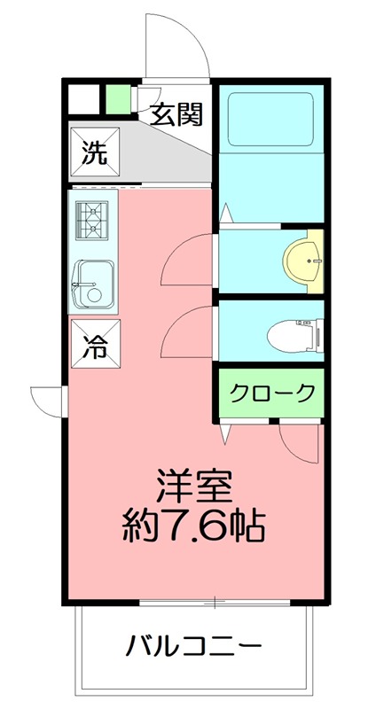 hale moani 301号室 間取り