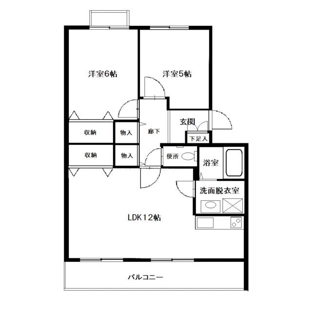 ロイヤルハイツ宮ノ前 201号室 間取り