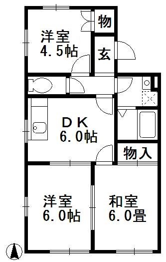 オーク湘南Ⅱ 間取り