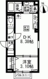 Bloom本郷台 203号室 間取り