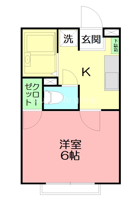 プレシールヤマニ 1-Ｆ号室 間取り