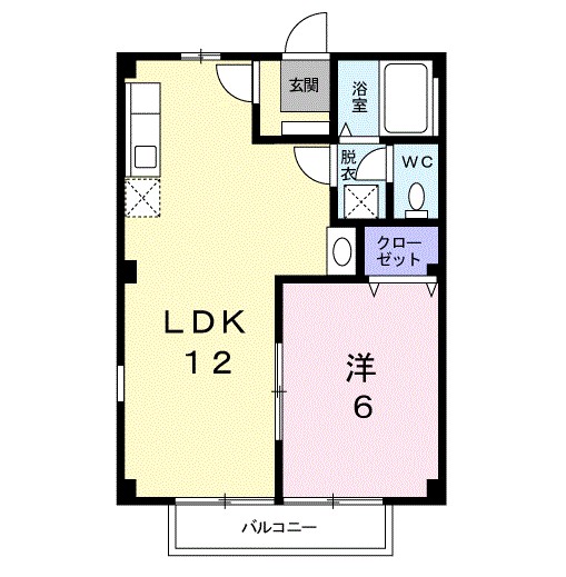 メゾンＫＩ 105号室 間取り