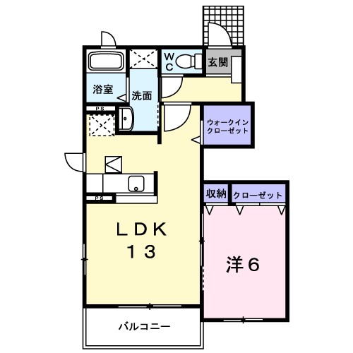 グラン　ノース 103号室 間取り