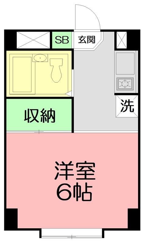 須藤ビルⅡ 202号室 間取り