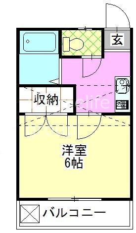 サンワード小泉　No,１１ 202号室 間取り