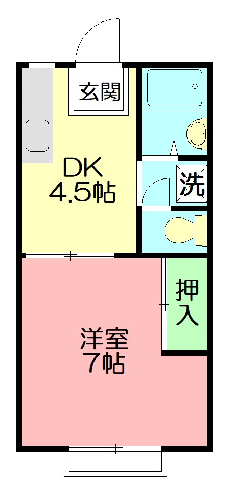 セントネージュ飯山 202号室 間取り