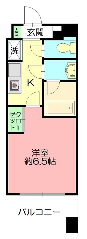 パティオ湘南 702号室 間取り