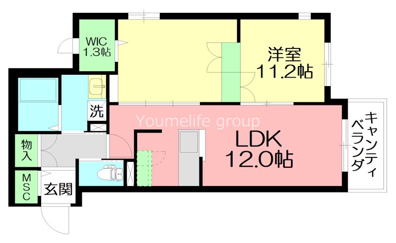 Maison de espoir 202号室 間取り