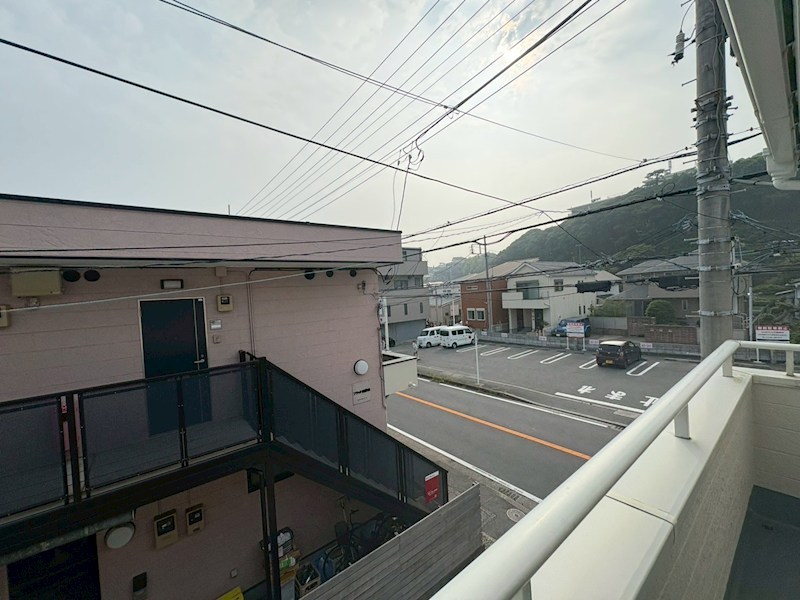 西鎌倉貸家 ベランダ