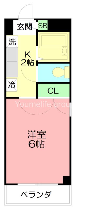 フォアウインズ 301号室 間取り