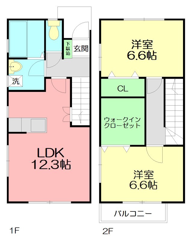 ヴァンベールA 103号室 間取り