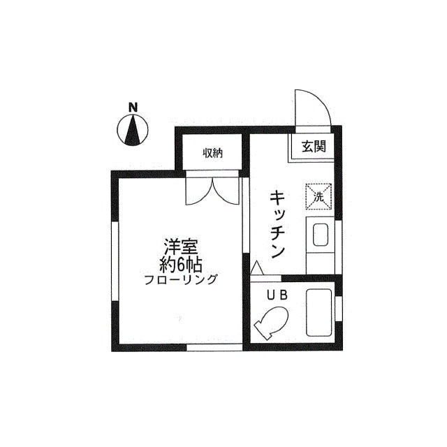 ビラ湘南 203号室 間取り