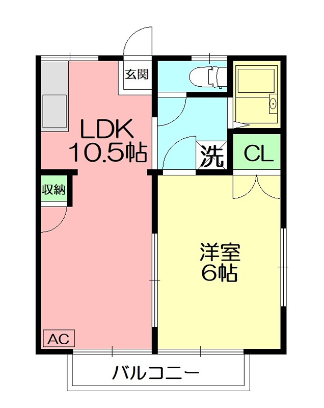パークヒルＡ 205号室 間取り