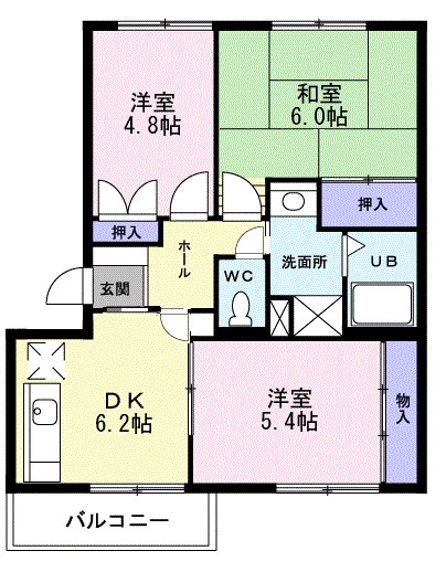 ウインドミル湘南 301号室 間取り