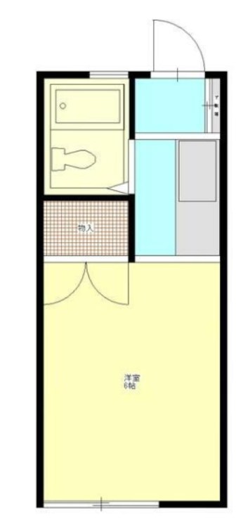 シャトーレ中里 208号室 間取り