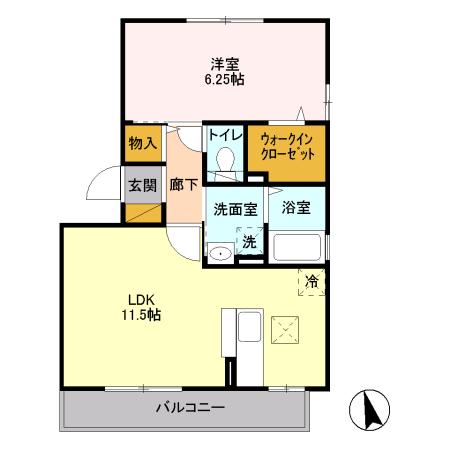 エトワール 301号室 間取り
