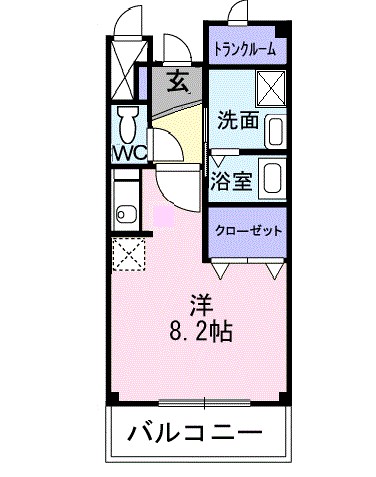メゾン　ド　ブローテＡ 303号室 間取り