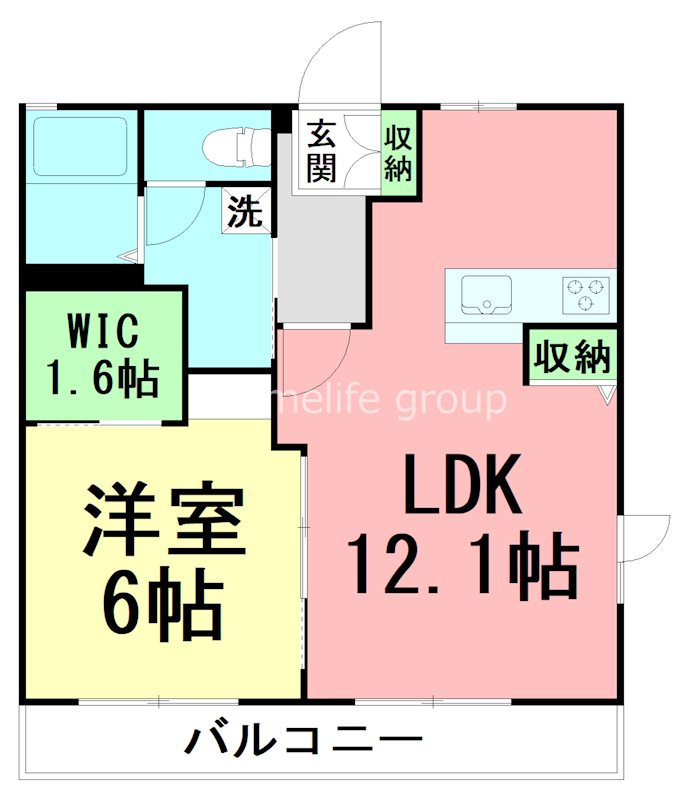 コーポひまわりＢ 101号室 間取り