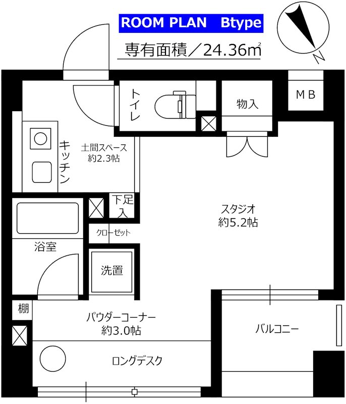 グランドコンシェルジュ藤沢 1002号室 間取り