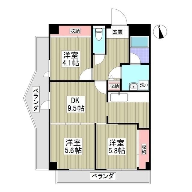 フラット１７１ 403号室 間取り