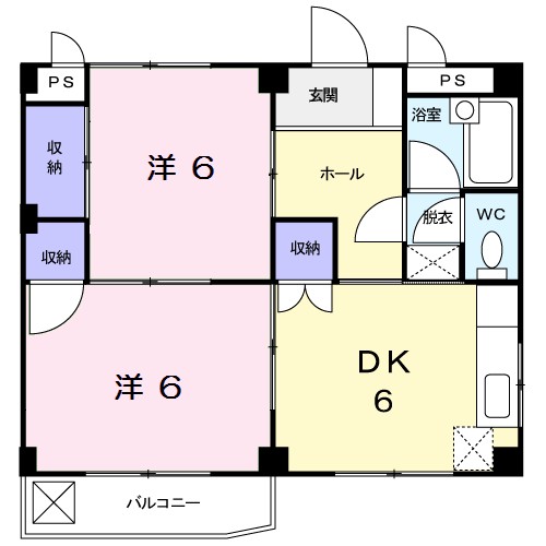 杉山ビル 301号室 間取り