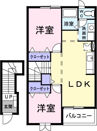 ベル　メゾンⅡ 202号室 間取り