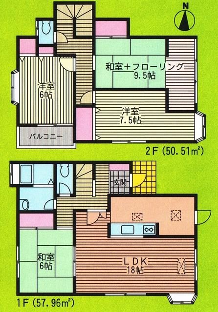 吉田町貸家 間取り