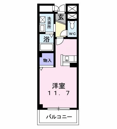 ビバーチェ 304号室 間取り