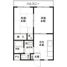 ハイクリーンコート 203号室 間取り