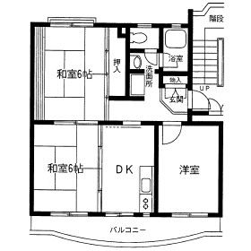 第３メゾン星崎 402号室 間取り