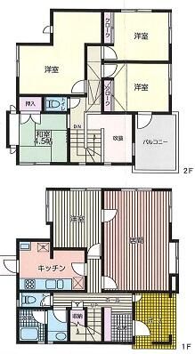 桜台貸家 間取り