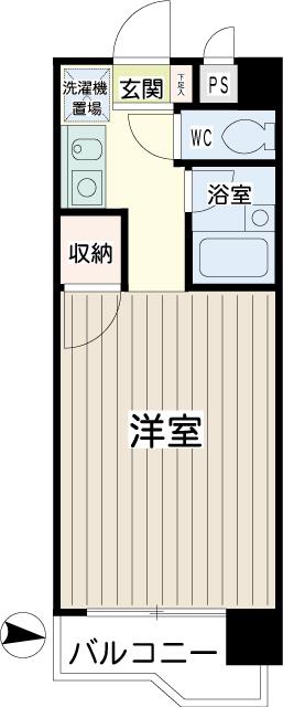 ロアールハイツ 00506号室 間取り