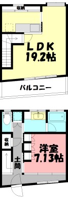 MabbyS Residence B号室 間取り
