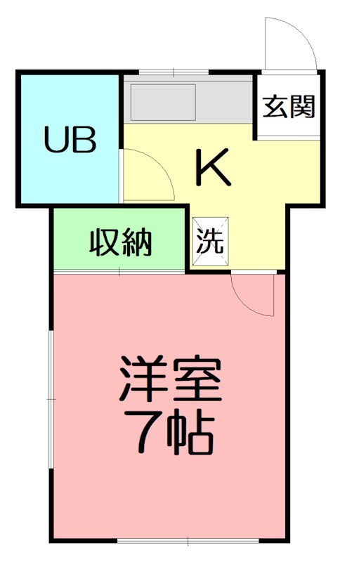 スチューデント　コンドミニアム 間取り図