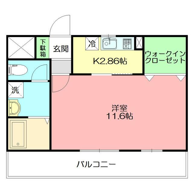 アイリス 302号室 間取り