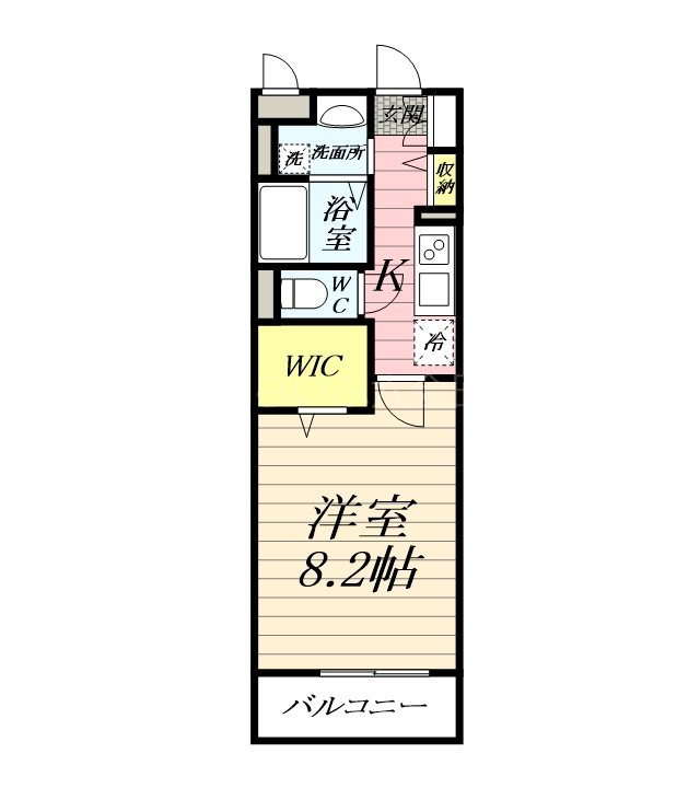 CHARM・Y湘南 A305号室 間取り