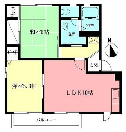 ヴェルドミール弐番館 101号室 間取り