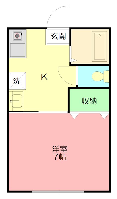 サンハイツＳ 207号室 間取り