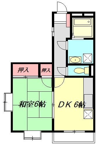 パークヒルズ 101号室 間取り