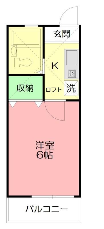 ラベンダー湘南Ⅲ 203号室 間取り