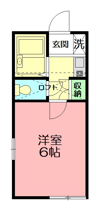 サンパレスＡ 101号室 間取り