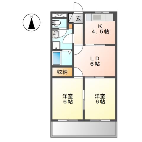 ロイヤルメゾン高森 間取り