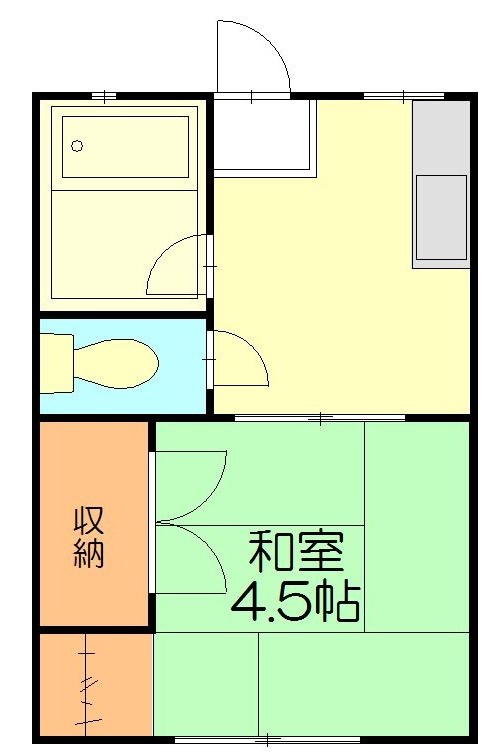 ハイム青山 201号室 間取り