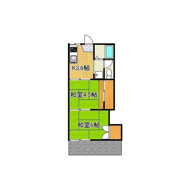 ツチヤハイツ 102号室 間取り