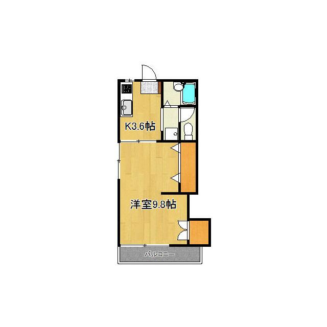 ツチヤハイツ 205号室 間取り