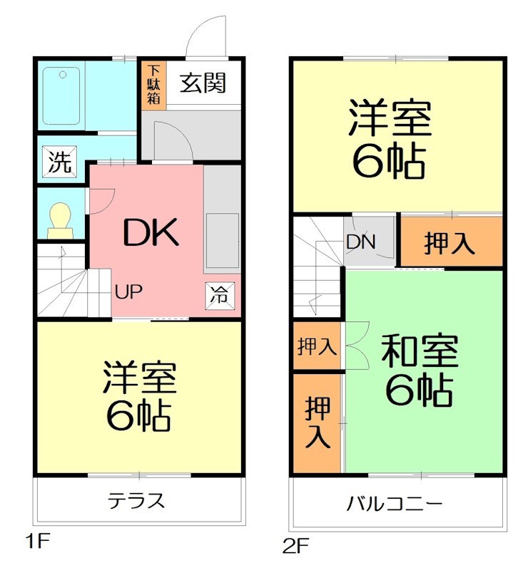 メゾン田中  105号室 間取り