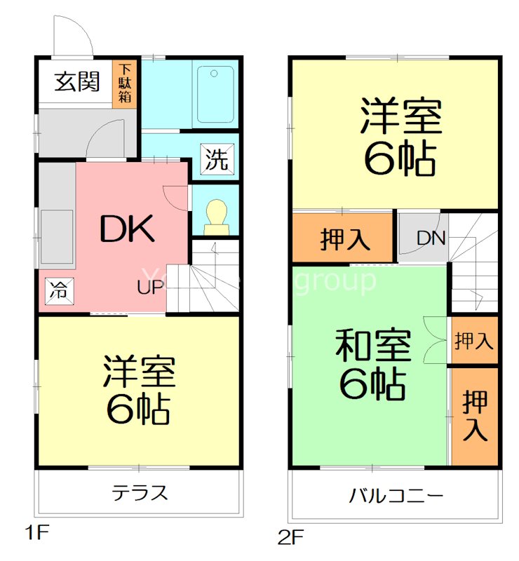 メゾン田中  105号室 間取り