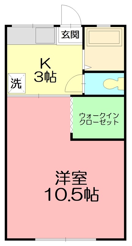 ハイツポエム 101号室 間取り