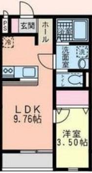 スターシップ 203号室 間取り